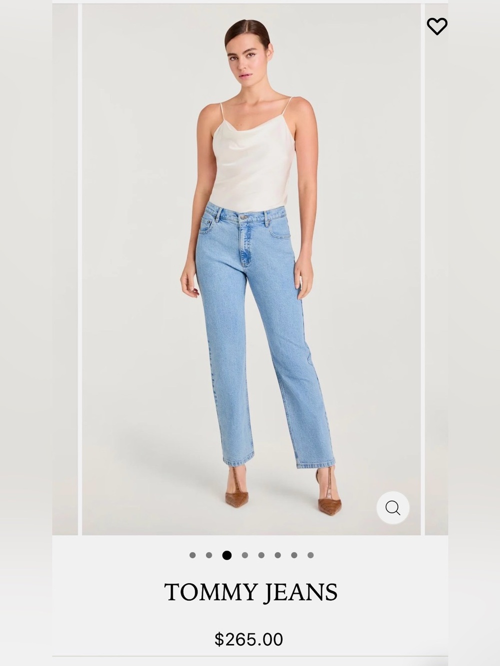 Cinq a Sept Tommy Light Blue Straight Leg Jeans